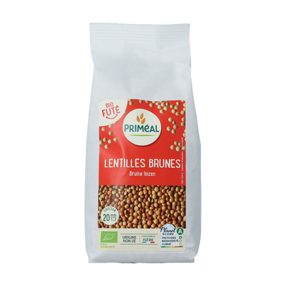 Primeal Bruine linzen bio 500.00 Gram