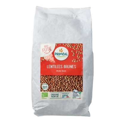 Primeal Bruine linzen bio 500.00 Gram