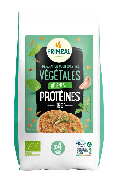 Primeal Groenteburgermix Orientaals proteine bio 200.00 Gram