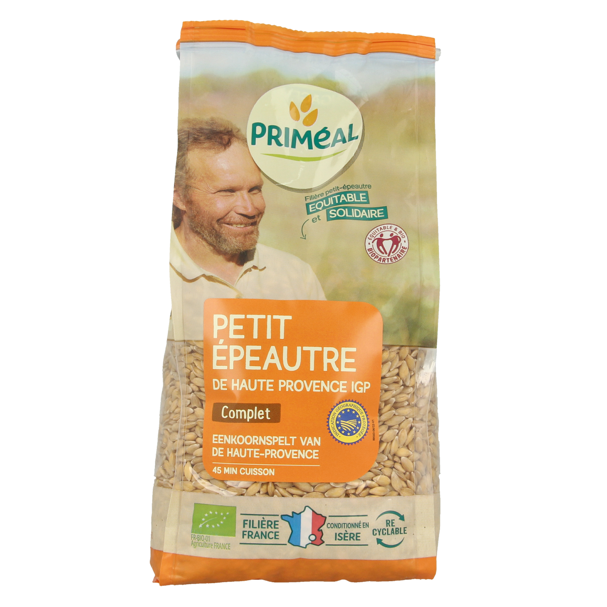 Primeal Eenkoornspelt klein zak bio 500.00 Gram
