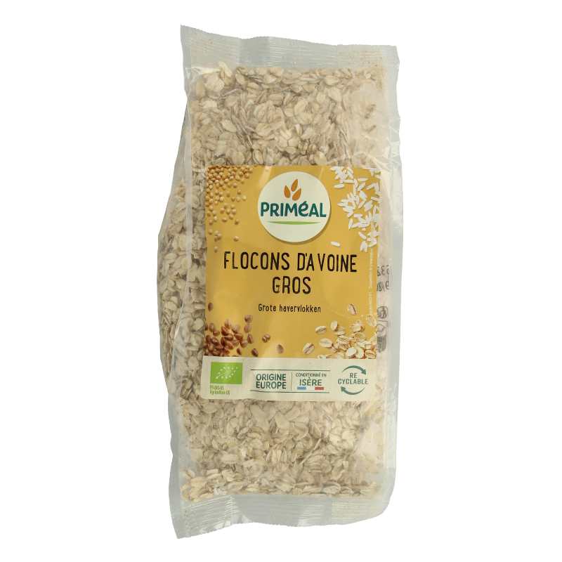 Primeal Grote havervlokken bio 500 Gram