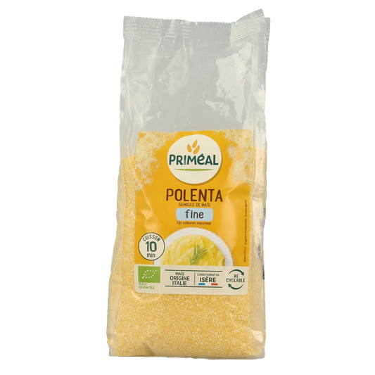 Primeal Polenta fijn volkoren maismeel bio 500 Gram
