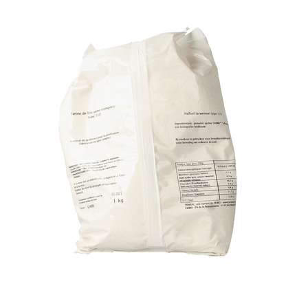 Primeal Half volkoren tarwemeel borsa 110 bio 1 Kilogram