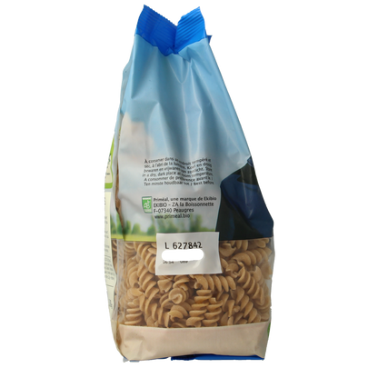 Primeal Halfvolkoren spiralen bio 500.00 Gram