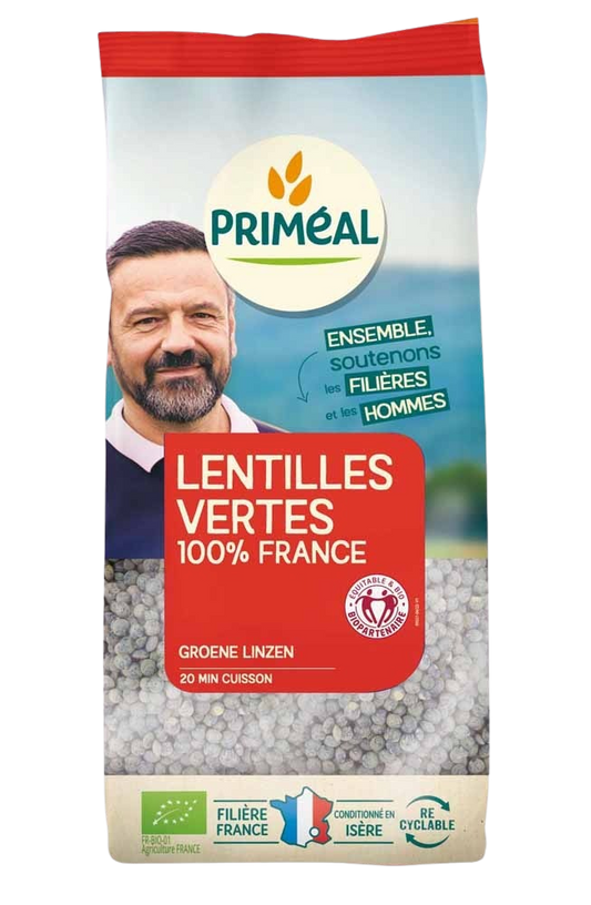 Primeal Linzen groen bio 500 Gram