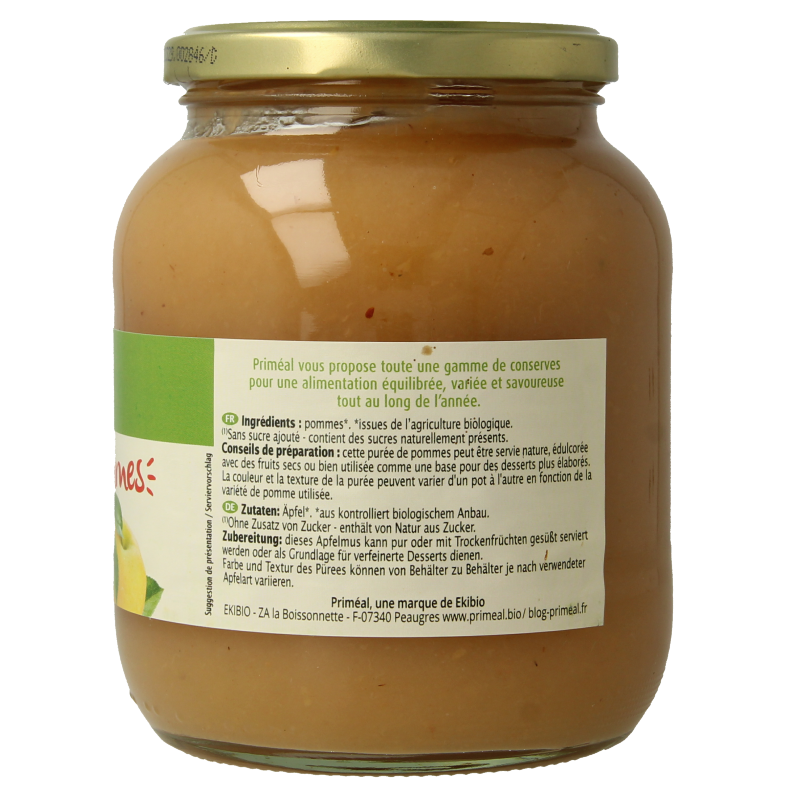 Primeal Appelmoes bio 700 Gram