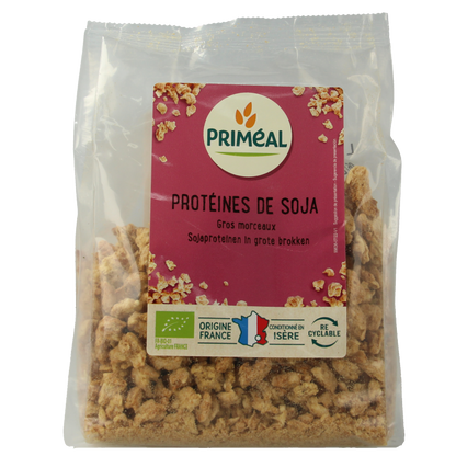 Primeal Sojaproteine grote brokken bio 150 Gram