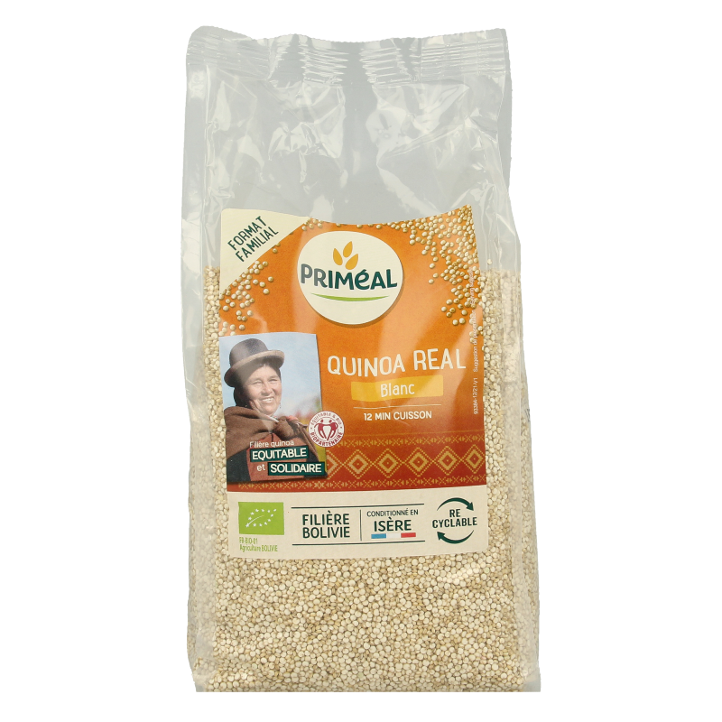 Primeal Quinoa wit real bio 1 Kilogram