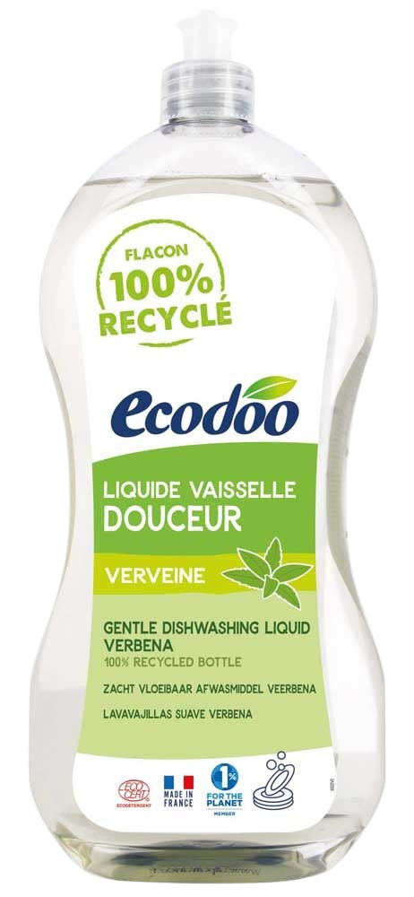 Ecodoo Afwasmiddel vloeibaar zacht verbena bio 1.00 Liter