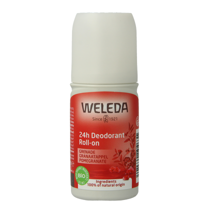 Weleda Granaatappel 24h roll on deodorant 50 Milliliter