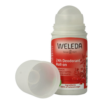 Weleda Granaatappel 24h roll on deodorant 50 Milliliter