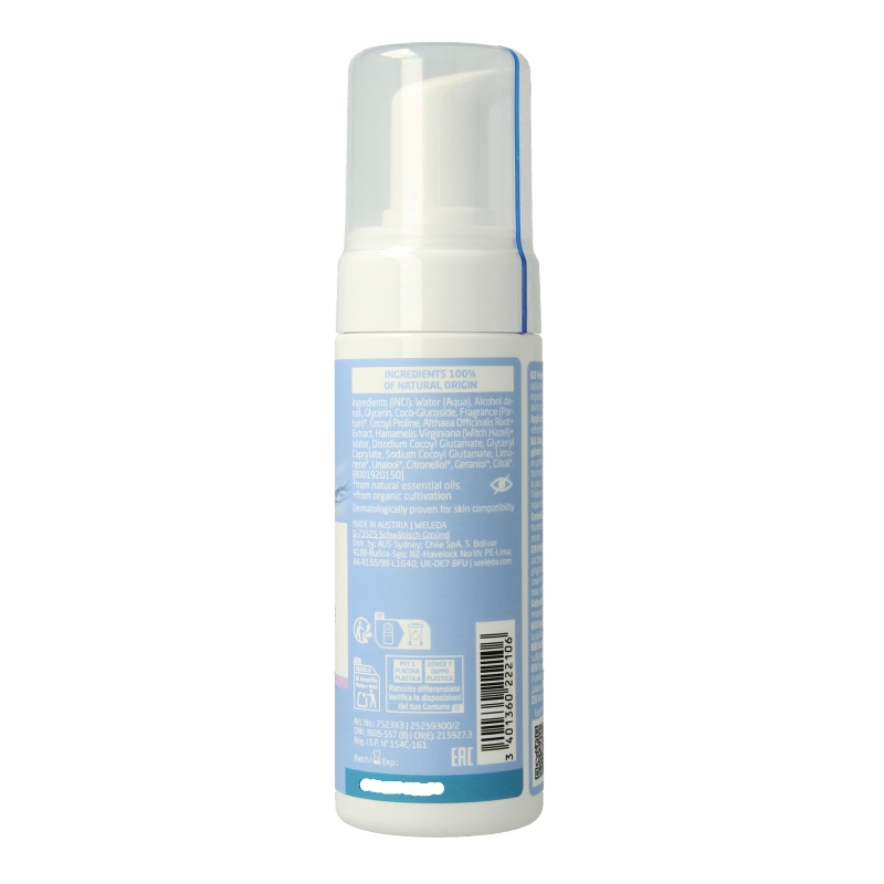 Weleda Reinigingsmousse mild bio 150 Milliliter