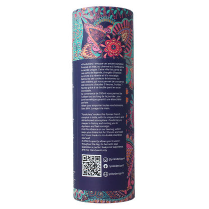 Yoko Drinkfles pondicherry & theefilter 350ml 1.00 Stuks