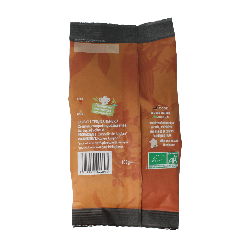 Cook Kaneel gemalen bio 100 Gram