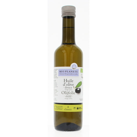 Bio Planete Olijfolie mild vierge extra bio 500 Milliliter
