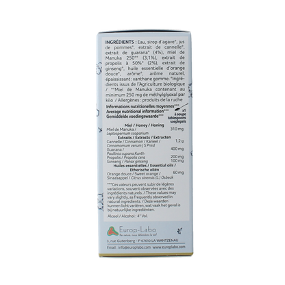 Phytonorm Manukahoning propolis & guarana siroop bio 150 Milliliter