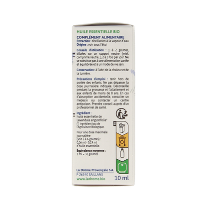 Ladrome Lavendel olie bio 10 Milliliter
