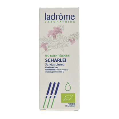 Ladrome Scharlei olie bio 10 Milliliter
