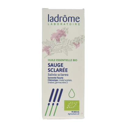 Ladrome Scharlei olie bio 10 Milliliter