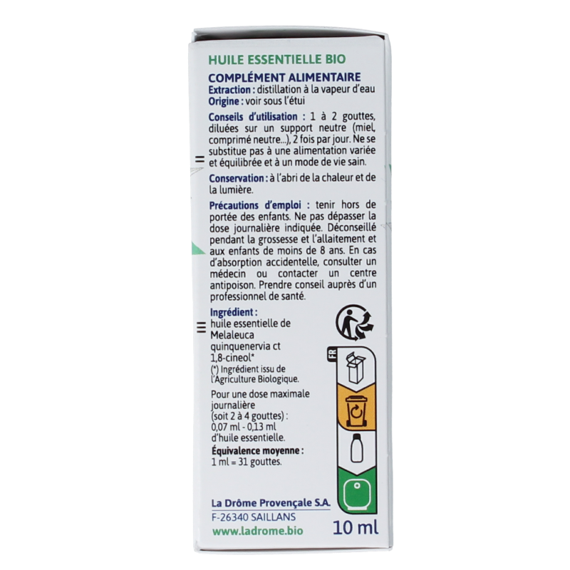 Ladrome Niaouli olie 10 Milliliter