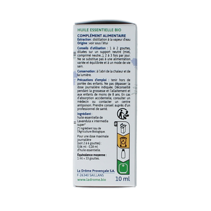Ladrome Lavandin olie bio 10 Milliliter