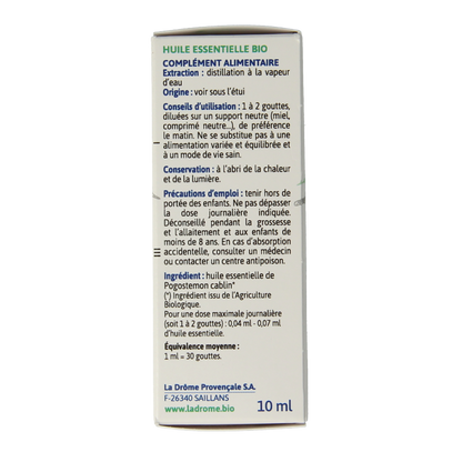 Ladrome Patchouli olie bio 10 Milliliter