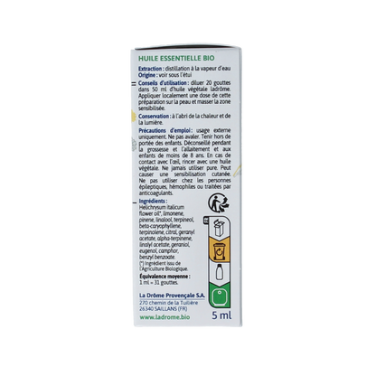 Ladrome Strobloem olie bio 5.00 Milliliter