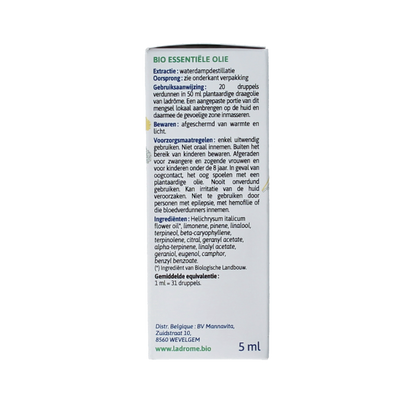 Ladrome Strobloem olie bio 5.00 Milliliter