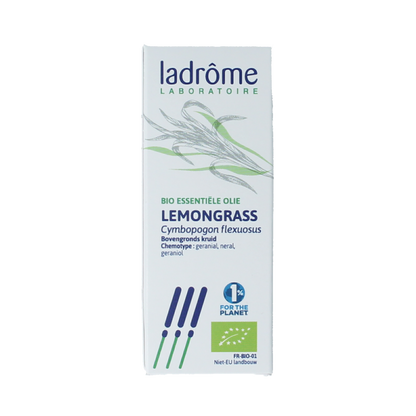 Ladrome Lemongrass olie bio 10 Milliliter