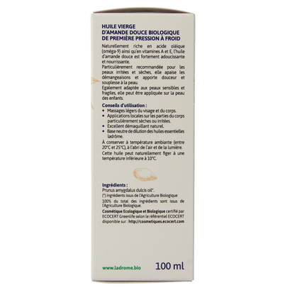 Ladrome Amandelolie zoet 100 Milliliter