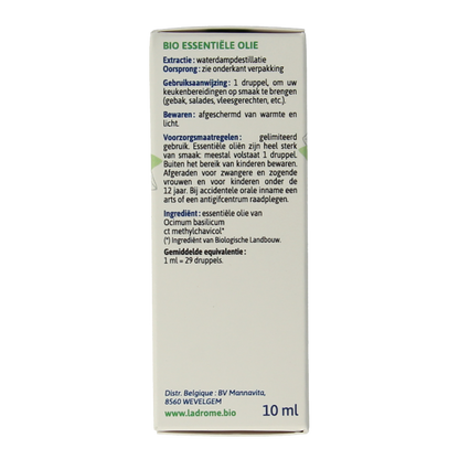 Ladrome Basilicum CT methylchavicol 10 Milliliter