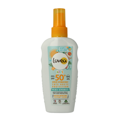 Lovea Moisturizing spray kids SPF50+ 150 Milliliter