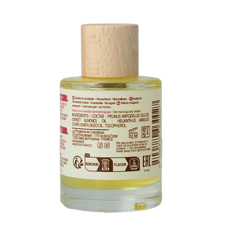 Lovea Sweet almond oil softens 50 Milliliter