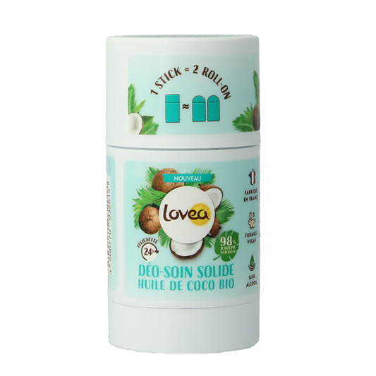 Lovea Solid deo care coconut oil organic 50 Gram