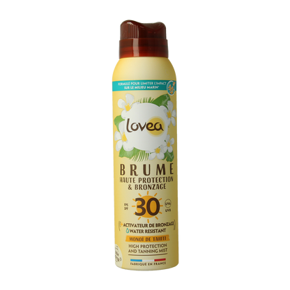 Lovea High protection & tanning mist SPF30 150.00 Milliliter