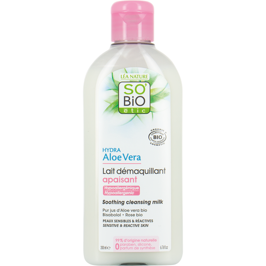 So Bio Etic Aloe vera cleansing milk 200 Milliliter
