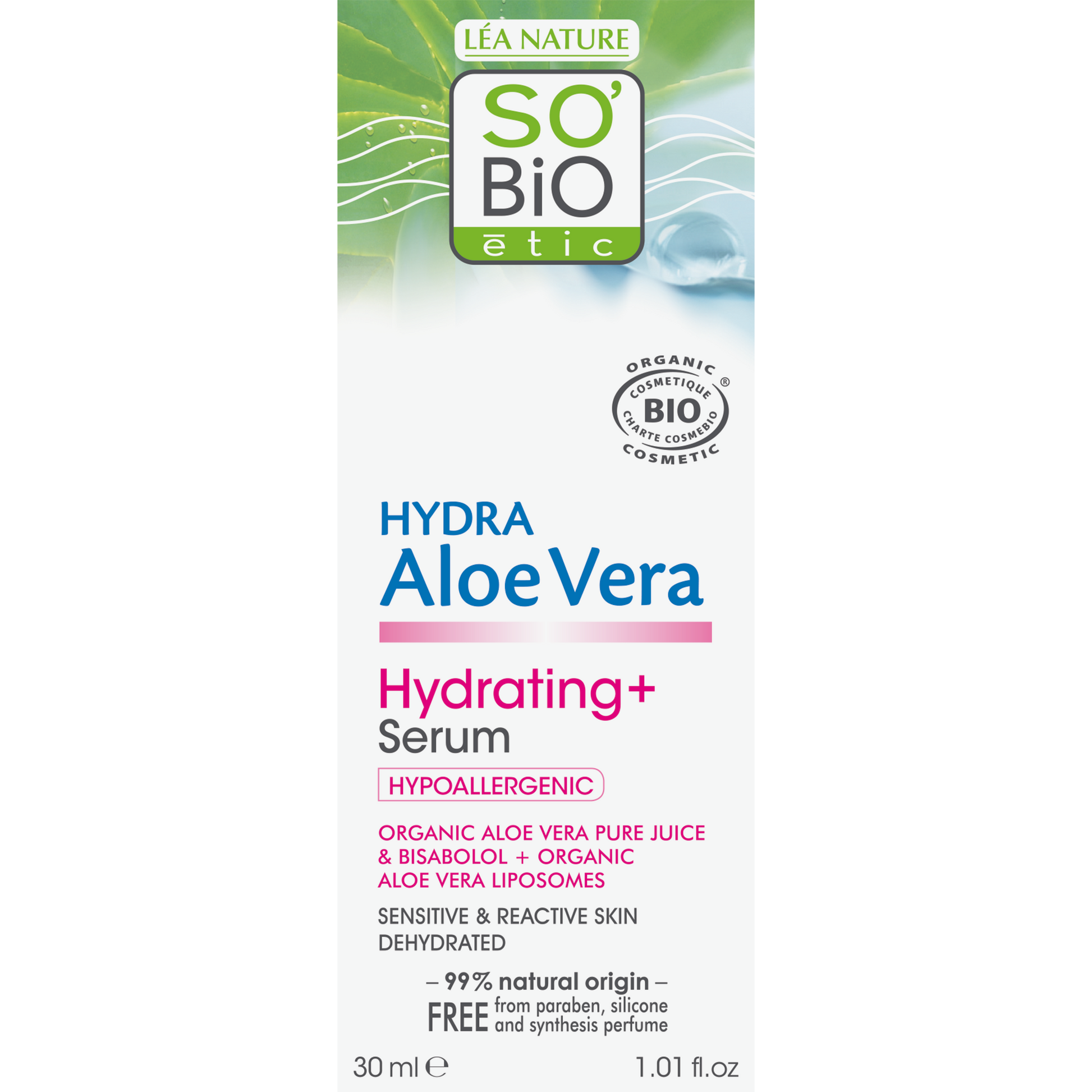 So Bio Etic Aloe vera serum 30.00 Milliliter