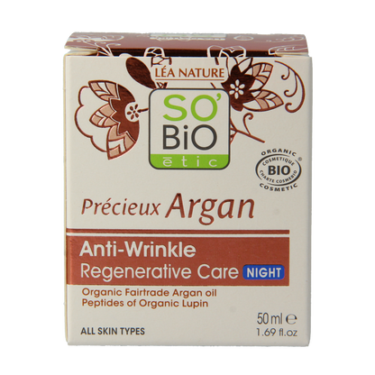 So Bio Etic Nachtcreme moisturizing anti rimpel 50 Milliliter