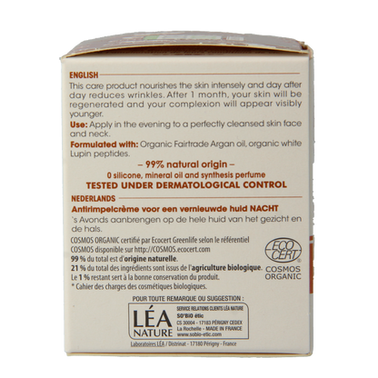 So Bio Etic Nachtcreme moisturizing anti rimpel 50 Milliliter