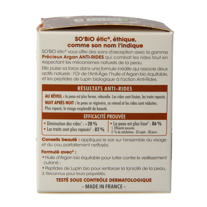 So Bio Etic Nachtcreme moisturizing anti rimpel 50 Milliliter