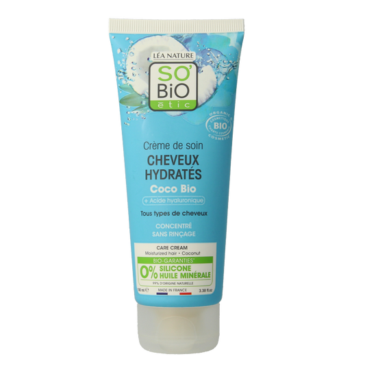 So Bio Etic Leave in haarmasker coco hyaluronic acid 100 Milliliter
