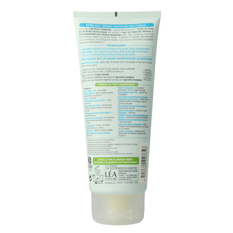 So Bio Etic Conditioner coco hyaluronic acid 200 Milliliter