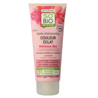 So Bio Etic Conditioner colour & shine hibiscus 200.00 Milliliter