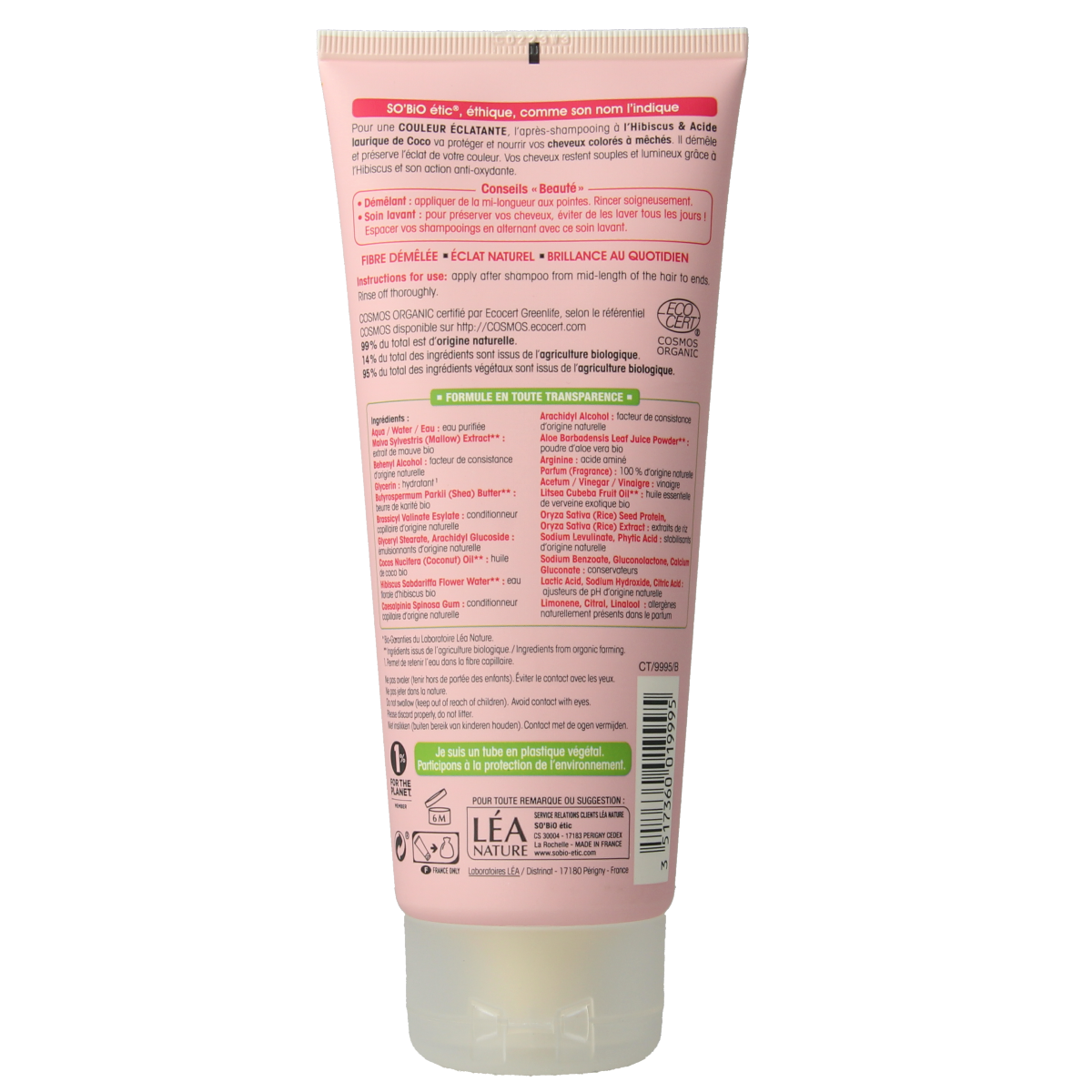 So Bio Etic Conditioner colour & shine hibiscus 200.00 Milliliter