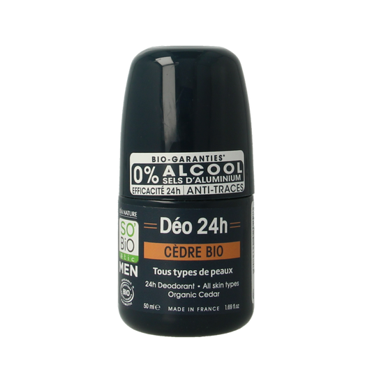 So Bio Etic Deo for men 3 in 1 cedar 50 Milliliter