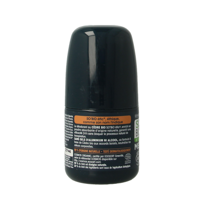 So Bio Etic Deo for men 3 in 1 cedar 50 Milliliter