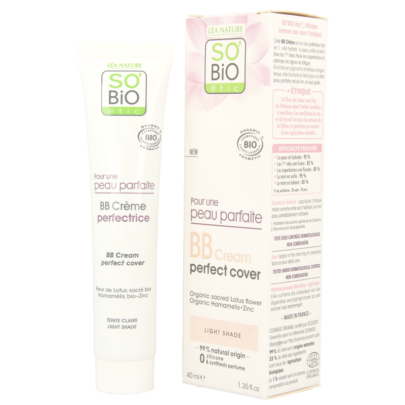 So Bio Etic BB Cream 01 light beige 40 Milliliter