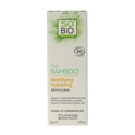 So Bio Etic Bamboo mattifying hydrating cream 50 Milliliter