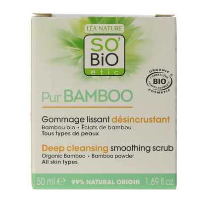 So Bio Etic Bamboo Deep cleansing smoothing scrub 50 Milliliter