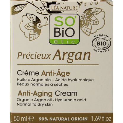 So Bio Etic Argan anti-aging day cream 50.00 Milliliter